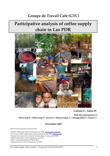 Participative analysis of coffee supply chain in Lao PDR - LAD - nafri