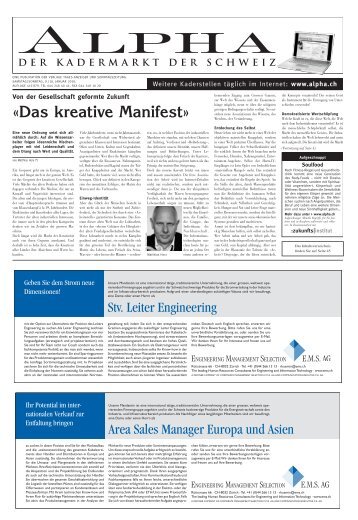 Â«Das kreative ManifestÂ»