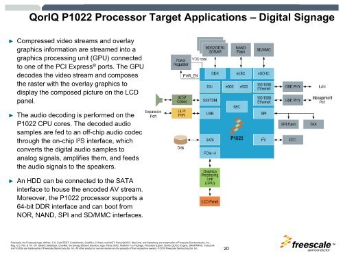 QorIQ P1022 Processor Overview - Freescale