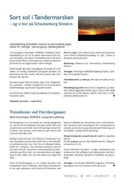 Klik her for at Ã¥bne Rejsemagasinet 2012 som PDF-fil. - Foreningen ...