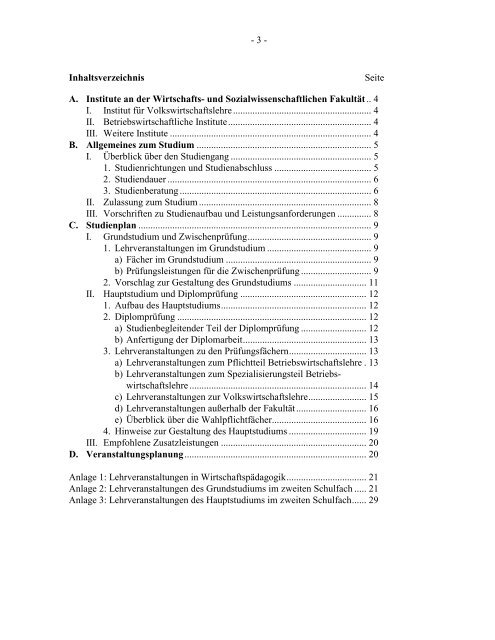 Studienplan - Institut fÃ¼r PÃ¤dagogik - Christian-Albrechts-UniversitÃ¤t ...