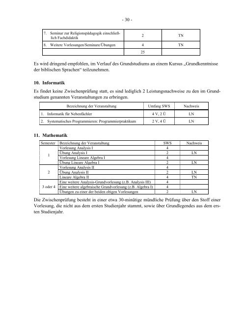 Studienplan - Institut fÃ¼r PÃ¤dagogik - Christian-Albrechts-UniversitÃ¤t ...