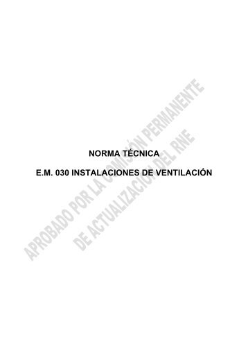 norma tÃ©cnica em 030 instalaciones de ventilaciÃ³n - Ministerio de ...