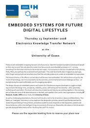 embedded systems for future digital lifestyles - Electronics ...