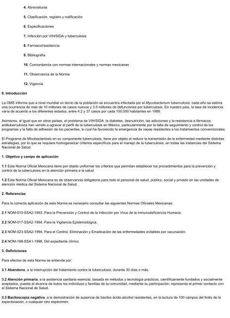 nom-006-ssa2-1993 para la prevención y control de la tuberculosis ...