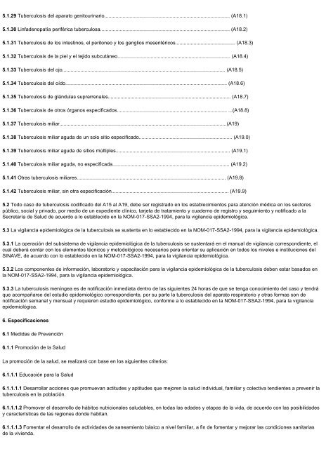 nom-006-ssa2-1993 para la prevención y control de la tuberculosis ...