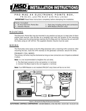 PRO MAG 44 ELECTRONIC POINTS BOX, - MSD Pro Mag Tech Site!