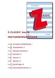 Z-classic 1b InstuderingsfrÃ¥gor (pdf) - Liber AB