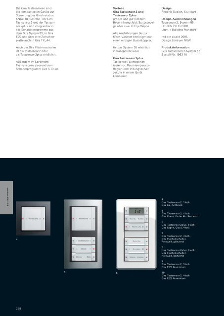 Gira Instabus KNX / EIB System Intelligente ... - DeTech-Shop