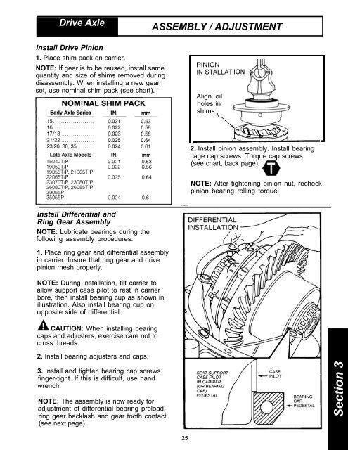 Eaton Axle and Brake Service Manual. 2-Speed and Double ...