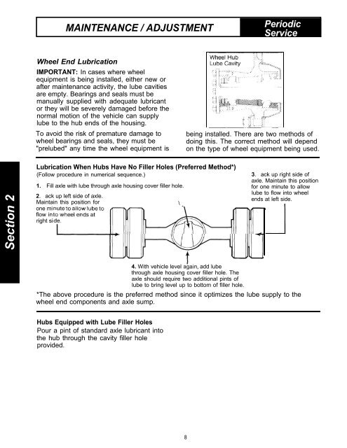 Eaton Axle and Brake Service Manual. 2-Speed and Double ...