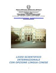 liceo scientifico internazionale con opzione lingua cinese - Convitto ...