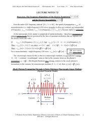 Lecture Notes 07.5 - University of Illinois High Energy Physics