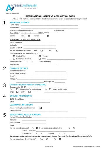 AAPoly application form v3 - Academies Australasia Polytechnic
