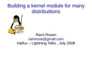 Building a kernel module for many distribuitions