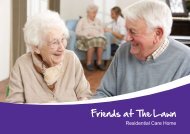 Download a brochure - Friends of the Elderly