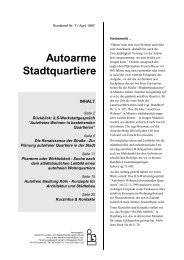 Autofreie Siedlung Köln – Konzept für Architektur und Städtebau