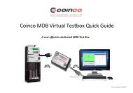 928711 Quick Guide Coinco MDB Virtual Testbox - (Coinco) Europe