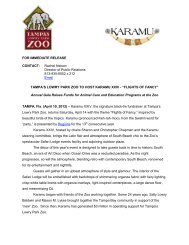 to host karamu xxiv - Tampa's Lowry Park Zoo