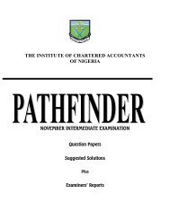 pathfinder - The Institute of Chartered Accountants of Nigeria