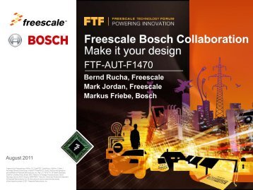 Freescale/Bosch Airbag Reference Platform