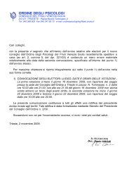 Comunicazione rettifica avviso di convocazione elezioni