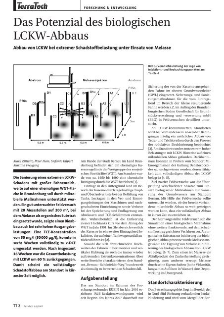 Das Potenzial des biologischen LCKW-Abbaus - Sensatec Berlin