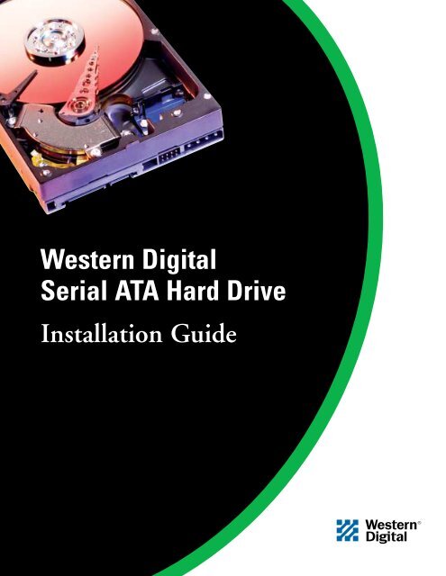 Western Digital Serial ATA Hard Drive Installation Guide -001 - TTI