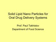Solid Lipid Nano Particles for Oral Drug Delivery Systems