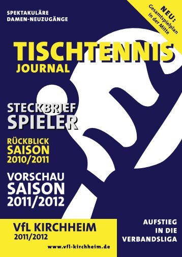 VorSchau SaiSon 2011/2012 - VFL Kirchheim