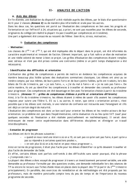 Evaluer par compÃ©tences en classes de seconde Ã  24