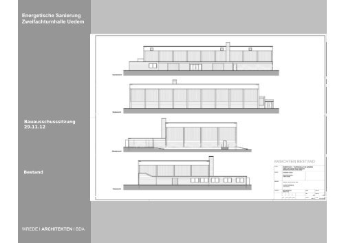 Energetische Sanierung Zweifachturnhalle Uedem