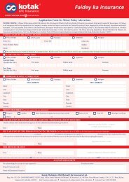 ACM Consent.cdr - Kotak Life Insurance - Kotak Mahindra