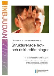 Strukturerade hot- och riskbedÃ¶mningar