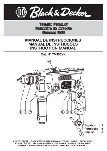 manual de instrucciones manual de instruÃ§Ãµes instruction manual