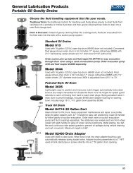 General Lubrication Products Portable Oil Gravity ... - Dean Industrial