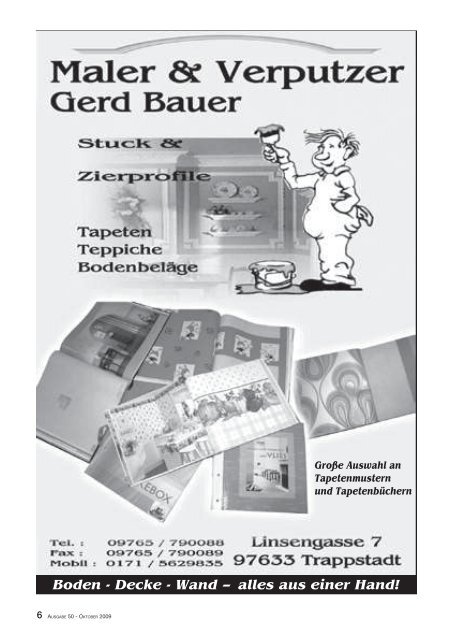 Gemeindeblatt Oktober 2009