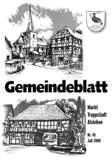 Gemeindeblatt Juli 2008 - Markt Trappstadt