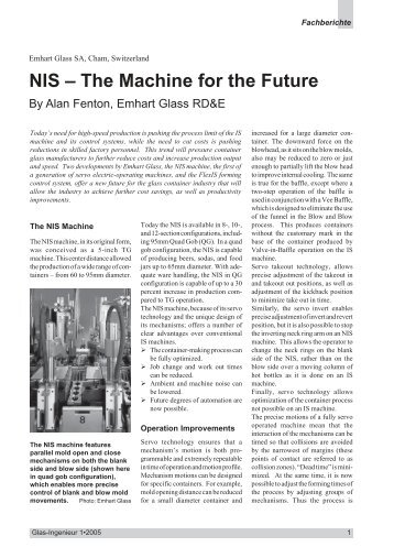 NIS - The Machine For The Future - Emhart Glass