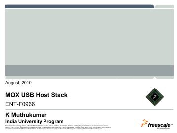 Host Application Example - Freescale