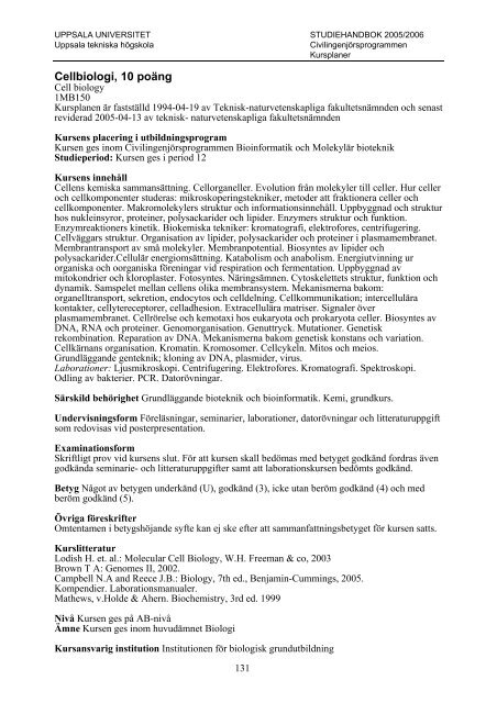 2005/2006 - Teknisk-naturvetenskapliga fakulteten - Uppsala ...