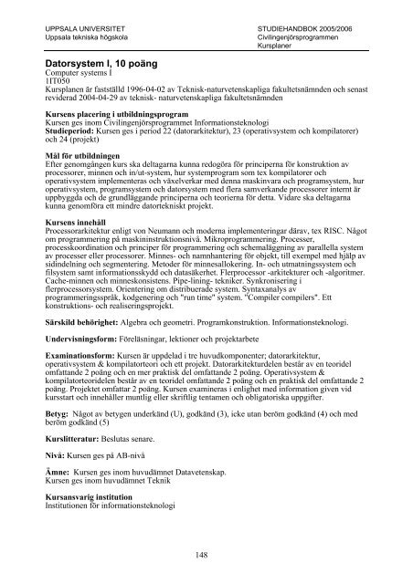 2005/2006 - Teknisk-naturvetenskapliga fakulteten - Uppsala ...