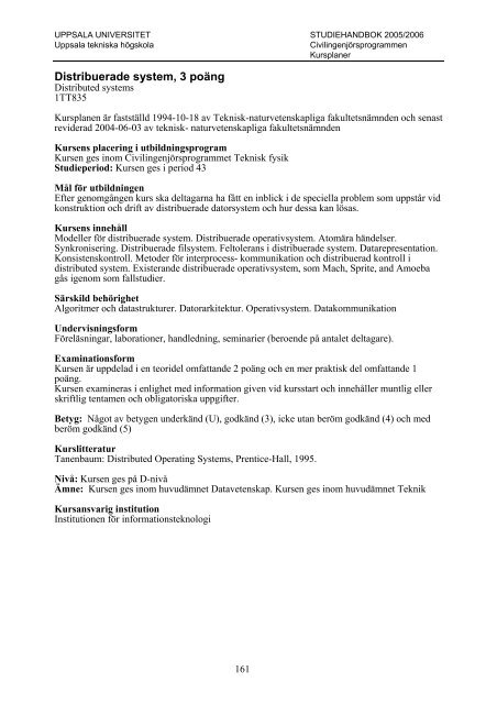 2005/2006 - Teknisk-naturvetenskapliga fakulteten - Uppsala ...