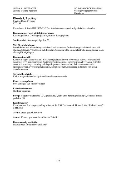 2005/2006 - Teknisk-naturvetenskapliga fakulteten - Uppsala ...