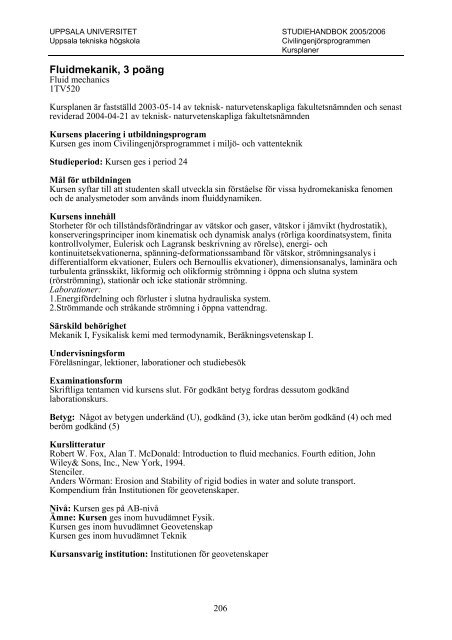 2005/2006 - Teknisk-naturvetenskapliga fakulteten - Uppsala ...