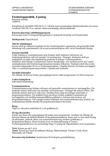 2005/2006 - Teknisk-naturvetenskapliga fakulteten - Uppsala ...