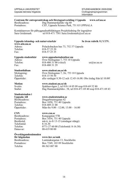 2005/2006 - Teknisk-naturvetenskapliga fakulteten - Uppsala ...