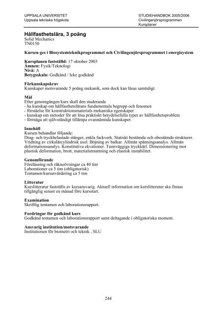 2005/2006 - Teknisk-naturvetenskapliga fakulteten - Uppsala ...