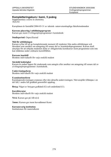 2005/2006 - Teknisk-naturvetenskapliga fakulteten - Uppsala ...