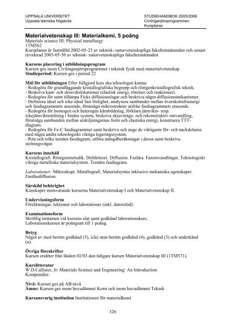 2005/2006 - Teknisk-naturvetenskapliga fakulteten - Uppsala ...